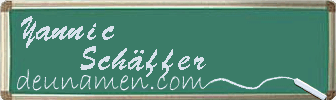 Yannic Schäffer Visitenkarte